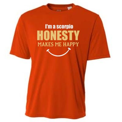 Honesty Scorpio Zodiac Facts Gift Cooling Performance Crew T-Shirt