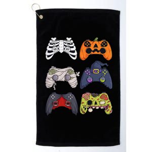 Halloween Skeleton Zombie Gaming Controllers Mummy Platinum Collection Golf Towel