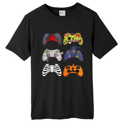 Halloween Skeleton Zombie Gaming Controllers Mummy Tall Fusion ChromaSoft Performance T-Shirt