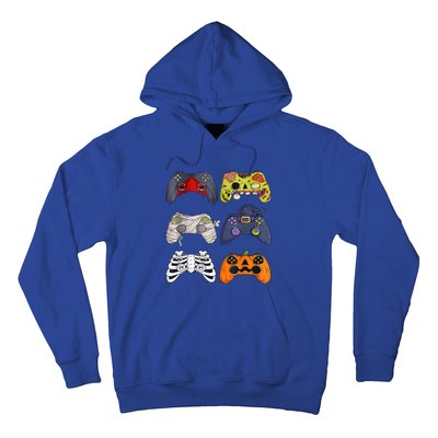 Halloween Skeleton Zombie Gaming Controllers Mummy Hoodie