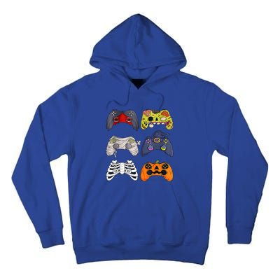 Halloween Skeleton Zombie Gaming Controllers Mummy Tall Hoodie