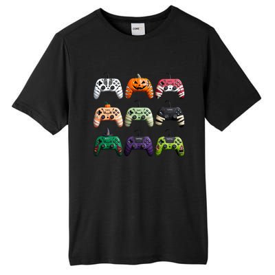 Halloween Skeleton Zombie Gamer Fun Design Tall Fusion ChromaSoft Performance T-Shirt