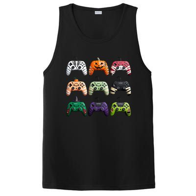 Halloween Skeleton Zombie Gamer Fun Design PosiCharge Competitor Tank