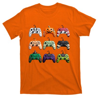 Halloween Skeleton Zombie Gamer Fun Design T-Shirt