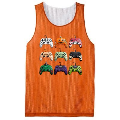 Halloween Skeleton Zombie Gamer Fun Design Mesh Reversible Basketball Jersey Tank