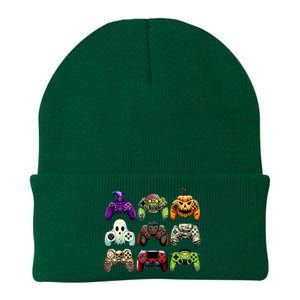 Halloween Skeleton Zombie Gaming Controllers Mummy Knit Cap Winter Beanie