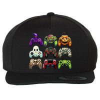 Halloween Skeleton Zombie Gaming Controllers Mummy Wool Snapback Cap