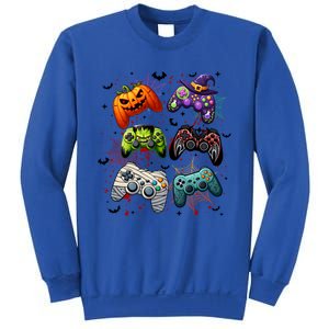 Halloween Skeleton Zombie Gaming Controllers Mummy Funny Gift Sweatshirt