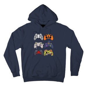 Halloween Skeleton Zombie Gaming Controllers Mummy Hoodie