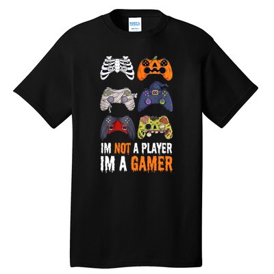 Halloween Skeleton Zombie Gaming Controllers Mummy Tall T-Shirt