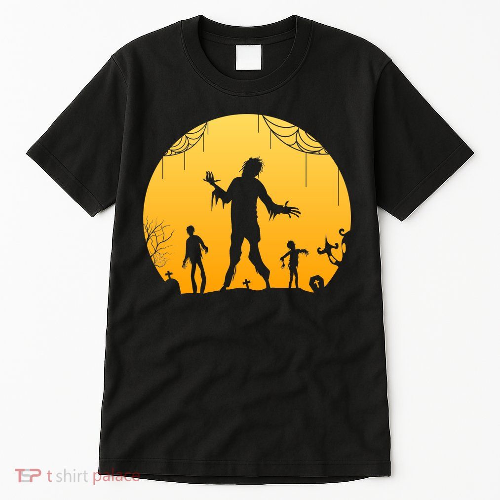 Halloween Spooky Zombie Graveyard Tall T-Shirt