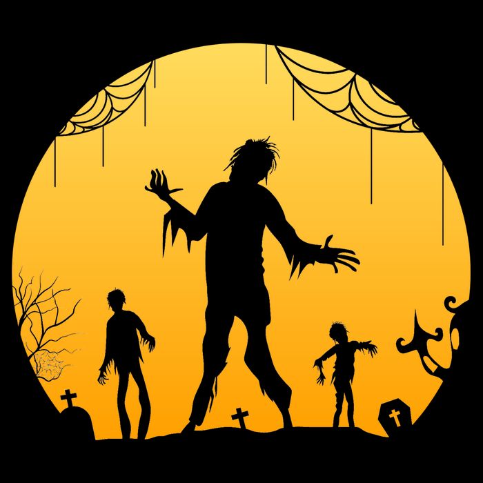 Halloween Spooky Zombie Graveyard City Backpack