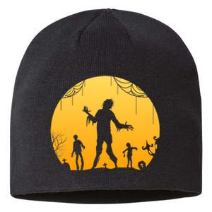 Halloween Spooky Zombie Graveyard Sustainable Beanie