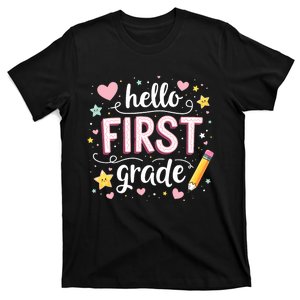 Hello Team 1st Grade Back To School Outfit T-Shirt