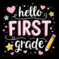Hello Team 1st Grade Back To School Outfit 16 in Basic Backpack