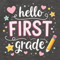 Hello Team 1st Grade Back To School Outfit Vector Backpack