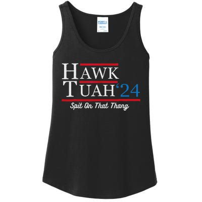 Hawk Tuah 24 Spit On That Thang Ladies Essential Tank