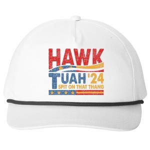 Hawk Tuah 24 Spit On That Thang Snapback Five-Panel Rope Hat