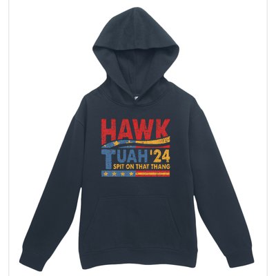 Hawk Tuah 24 Spit On That Thang Urban Pullover Hoodie