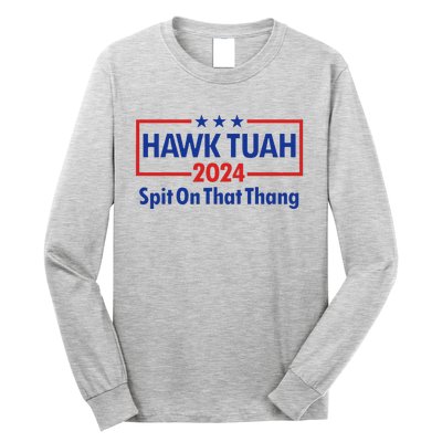 Hawk Tush 2024 Usa Flag Election Parody Long Sleeve Shirt