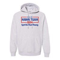 Hawk Tush 2024 Usa Flag Election Parody Premium Hoodie