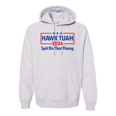 Hawk Tush 2024 Usa Flag Election Parody Premium Hoodie