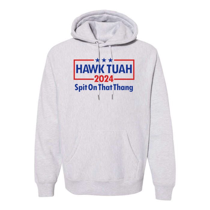 Hawk Tush 2024 Usa Flag Election Parody Premium Hoodie