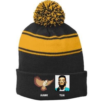 Hawk Tush 24 Spit On That Thing Retro Political President Stripe Pom Pom Beanie