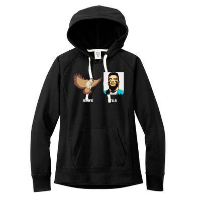 Hawk Tush 24 Spit On That Thing Retro Political President Women's Fleece Hoodie