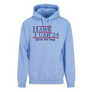 Meme Hawk Tuah 24 Spit On That Thang Funny Gift Unisex Surf Hoodie