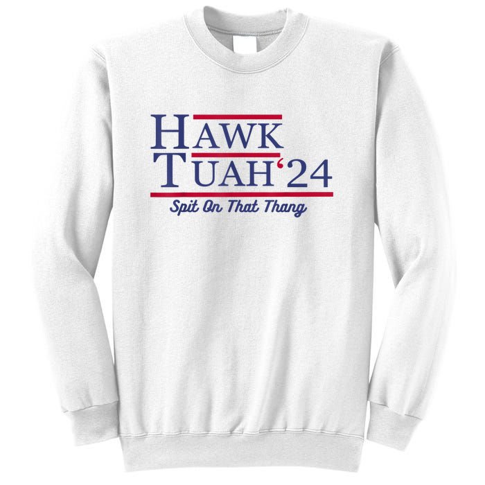 Meme Hawk Tuah 24 Spit On That Thang Funny Gift Sweatshirt