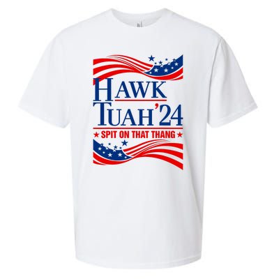 Hawk Tauh 24 Spit On That Thang Usa American Flag Meme Quote Sueded Cloud Jersey T-Shirt