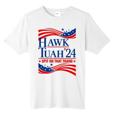 Hawk Tauh 24 Spit On That Thang Usa American Flag Meme Quote Tall Fusion ChromaSoft Performance T-Shirt