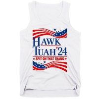 Hawk Tauh 24 Spit On That Thang Usa American Flag Meme Quote Tank Top