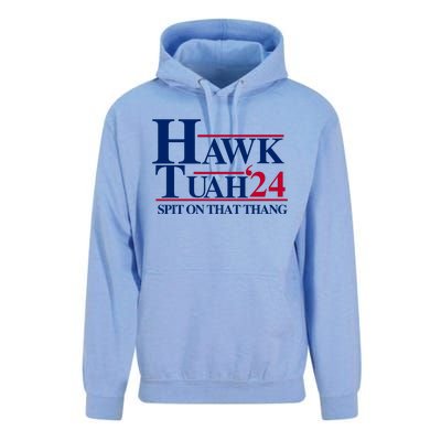 Hawk Tuah 24 Spit On That Thang Funny Saying Unisex Surf Hoodie