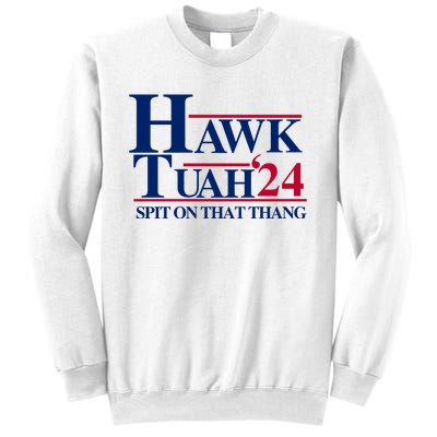 Hawk Tuah 24 Spit On That Thang Funny Saying Sweatshirt