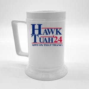 Hawk Tuah 24 Spit On That Thang Funny Saying Beer Stein