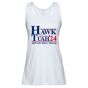 Hawk Tuah 24 Spit On That Thang Funny Saying Ladies Essential Flowy Tank