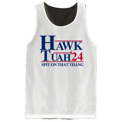 Hawk Tuah 24 Spit On That Thang Funny Saying Mesh Reversible Basketball Jersey Tank