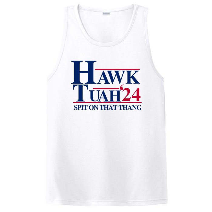 Hawk Tuah 24 Spit On That Thang Funny Saying PosiCharge Competitor Tank