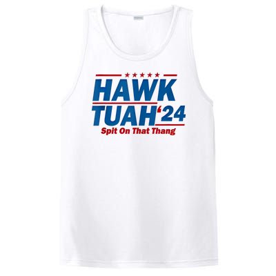 Hawk Tuah 24 Spit On That Thang Hawk Tuh Funny PosiCharge Competitor Tank