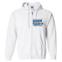 Hawk Tuah 24 Spit On That Thang Hawk Tuh Funny Full Zip Hoodie