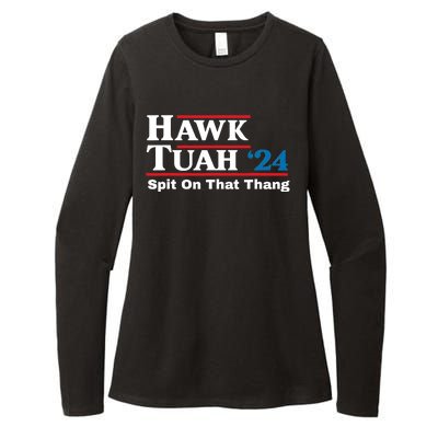 Hawk Tush 24 Spit On That Thing Election Girl Interview Womens CVC Long Sleeve Shirt