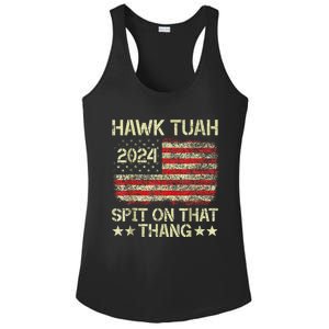 Hawk Tush 2024 Political Satire Ladies PosiCharge Competitor Racerback Tank