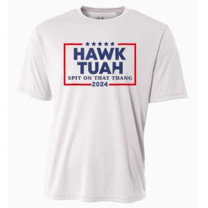 Hawk Tuah 24 Spit On That Thang Cooling Performance Crew T-Shirt