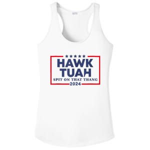 Hawk Tuah 24 Spit On That Thang Ladies PosiCharge Competitor Racerback Tank