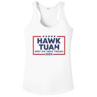 Hawk Tuah 24 Spit On That Thang Ladies PosiCharge Competitor Racerback Tank