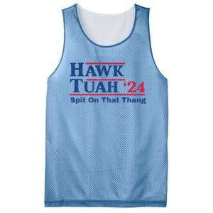 Hawk Tuah 24 Spit On That Thang Hawk Tush For President 2024 Election Parody Mesh Reversible Basketball Jersey Tank