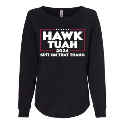 Hawk Tuah 24 Hawk Tuh Utah Girl Womens California Wash Sweatshirt