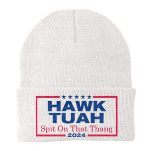 Hawk Tuah 24 Spit On That Thang Hawk Tush For President 2024 Election Parody Knit Cap Winter Beanie